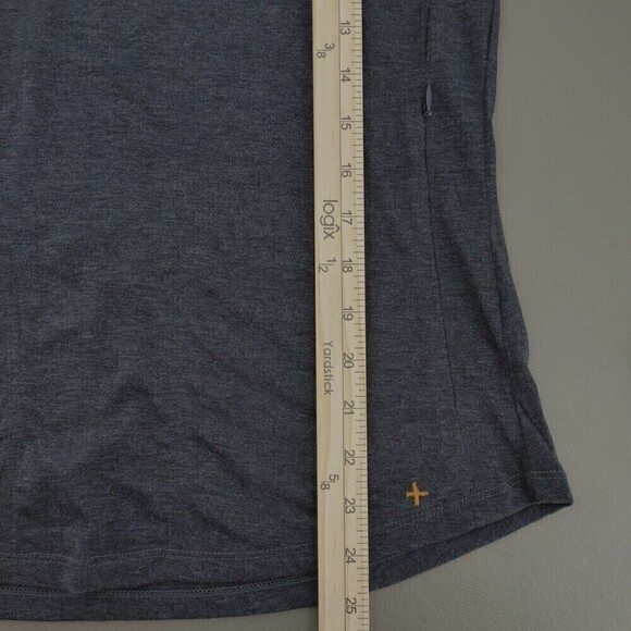 Basin and Range Top Women Gray Silver Mountain Performance Dri-release Active - Picture 15 of 15